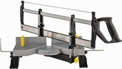 Stanley - 45°, 54°, 60°, 67.5°, 75°, 90° Miter Saw Miter Box & Saw - 14-1/2" Box Width x 27-3/4" Box Length - Top Tool & Supply