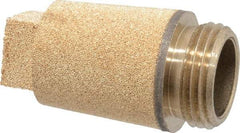 Legris - 3/8 BSPP, 37mm OAL, Muffler - 175 Max psi, 10.5 CFM, 108 Decibel Rating, Bronze - Top Tool & Supply