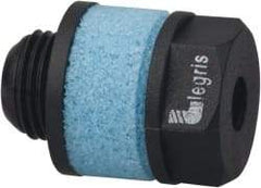 Legris - 1/4 BSPP, 29mm OAL, Muffler - 145 Max psi, 36 CFM, 84 Decibel Rating, Polyethylene - Top Tool & Supply