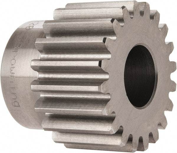 Browning - 12 Pitch, 1.667" Pitch Diam, 1.83" OD, 20 Tooth Spur Gear - 1" Face Width, 3/4" Bore Diam, 1-13/32" Hub Diam, 20° Pressure Angle, Steel - Top Tool & Supply