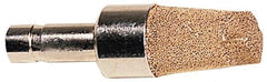 Legris - Plug In, 48mm OAL, Muffler - 175 Max psi, 6 CFM, 85 Decibel Rating, Sintered Bronze - Top Tool & Supply