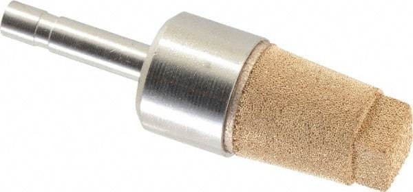 Legris - Plug In, 41.5mm OAL, Muffler - 175 Max psi, 4 CFM, 85 Decibel Rating, Sintered Bronze - Top Tool & Supply