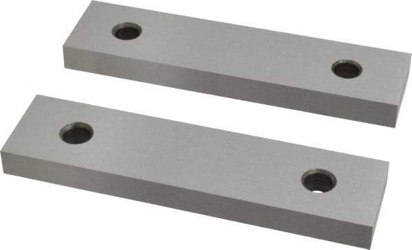 SPI - 6" Long x 1-1/2" High x 1/2" Thick, Steel Parallel - 0.0003" & 0.002" Parallelism, Sold as Matched Pair - Top Tool & Supply