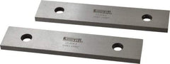 SPI - 6" Long x 1-1/4" High x 1/4" Thick, Steel Parallel - 0.0003" & 0.002" Parallelism, Sold as Matched Pair - Top Tool & Supply