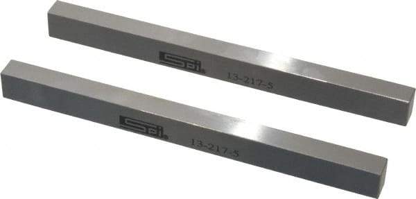 SPI - 6" Long x 1/2" High x 3/8" Thick, Steel Parallel - 0.0003" & 0.002" Parallelism, Sold as Matched Pair - Top Tool & Supply