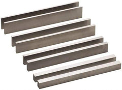 SPI - 8 Piece, 6 Inch Long Steel Parallel Set - 3/4 to 1-3/16 Inch High, 1/8 to 3/8 Inch Thick, 52-58 RC Hardness, Sold as 4 Pair - Top Tool & Supply