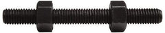 Value Collection - 1/2-13, 7-1/4" Long, Uncoated, Steel, Fully Threaded Stud with Nut - Grade B7, 1/2" Screw, 7B Class of Fit - Top Tool & Supply