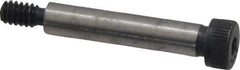 Made in USA - 1/4" Shoulder Diam x 1-1/4" Shoulder Length, #10-24 UNC, Hex Socket Shoulder Screw - 8 Alloy Steel, 0.357 to 3/8" Head Diam - Top Tool & Supply