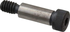 Made in USA - 5/16" Shoulder Diam x 3/4" Shoulder Length, 1/4-20 UNC, Hex Socket Shoulder Screw - 8 Alloy Steel, 0.419 to 0.438" Head Diam - Top Tool & Supply