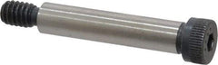 Made in USA - 5/16" Shoulder Diam x 1-1/2" Shoulder Length, 1/4-20 UNC, Hex Socket Shoulder Screw - 8 Alloy Steel, 0.419 to 0.438" Head Diam - Top Tool & Supply