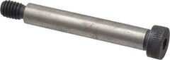 Made in USA - 3/8" Shoulder Diam x 2-1/4" Shoulder Length, 5/16-18 UNC, Hex Socket Shoulder Screw - 8 Alloy Steel, 0.543 to 0.562" Head Diam - Top Tool & Supply