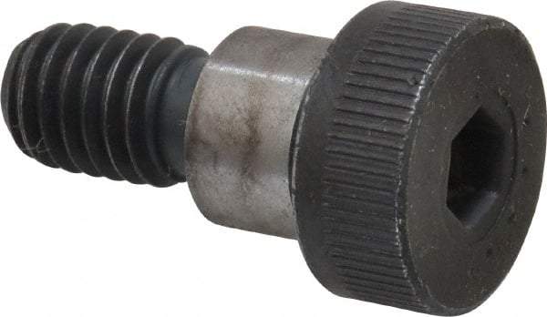 Made in USA - 1/2" Shoulder Diam x 3/8" Shoulder Length, 3/8-16 UNC, Hex Socket Shoulder Screw - 8 Alloy Steel, 0.729 to 3/4" Head Diam - Top Tool & Supply