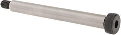 Made in USA - 1/2" Shoulder Diam x 4-1/2" Shoulder Length, 3/8-16 UNC, Hex Socket Shoulder Screw - 8 Alloy Steel, 0.729 to 3/4" Head Diam - Top Tool & Supply