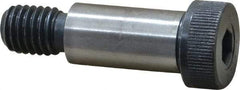 Made in USA - 5/8" Shoulder Diam x 1-1/4" Shoulder Length, 1/2-13 UNC, Hex Socket Shoulder Screw - 8 Alloy Steel, 0.853 to 7/8" Head Diam - Top Tool & Supply