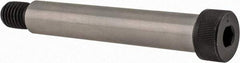 Made in USA - 3/4" Shoulder Diam x 4-1/4" Shoulder Length, 5/8-11 UNC, Hex Socket Shoulder Screw - 8 Alloy Steel, 0.977 to 1" Head Diam - Top Tool & Supply