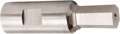 Hassay-Savage - 3/32" Hexagon Rotary Broach - 9/64" Depth of Cut, 1/2" Shank - Top Tool & Supply