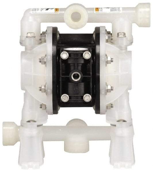 ARO/Ingersoll-Rand - 1/2" NPT, Nonmetallic, Air Operated Diaphragm Pump - PTFE Diaphragm, Acetal Housing - Top Tool & Supply