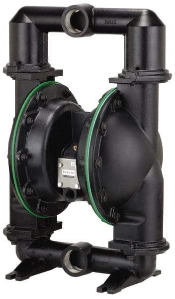 ARO/Ingersoll-Rand - 2" NPT, Metallic, Air Operated Diaphragm Pump - Santoprene Diaphragm, Aluminum Housing - Top Tool & Supply