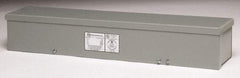 Cooper B-Line - 6" High x 24" Wide x 6" Long, Screw Mount Wire Duct - Gray, 7 Knockouts, Screw, Steel - Top Tool & Supply