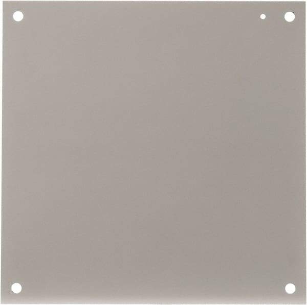 Cooper B-Line - 17" OAW x 17" OAH Powder Coat Finish Electrical Enclosure Nonperforated Panel - 20" x 20" Box, 12 Gauge Steel, Use with 202010-12/20206-12/20208-12 - Top Tool & Supply