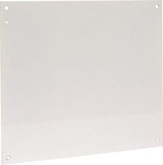 Cooper B-Line - 18-1/2" OAW x 21" OAH Powder Coat Finish Electrical Enclosure Nonperforated Panel - 24" x 20" Box, 14 Gauge Steel, Use with 24206-1/24208-1 - Top Tool & Supply