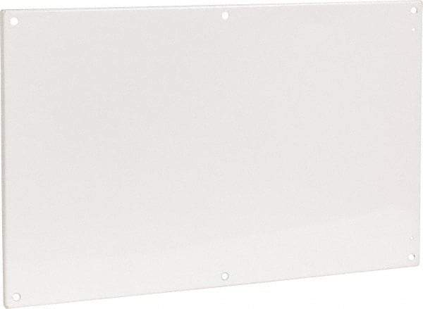 Cooper B-Line - 20-7/8" OAW x 32-7/8" OAH Powder Coat Finish Electrical Enclosure Flanged Panel - 36" x 24" Box, 12 Gauge Steel, Use with 362410-12/362412-12/36246-12/36248-12 - Top Tool & Supply