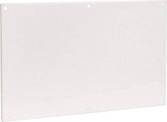 Cooper B-Line - 20-7/8" OAW x 32-7/8" OAH Powder Coat Finish Electrical Enclosure Flanged Panel - 36" x 24" Box, 12 Gauge Steel, Use with 362410-12/362412-12/36246-12/36248-12 - Top Tool & Supply