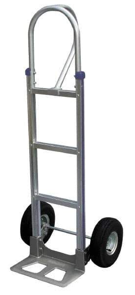 Vestil - 500 Lb Capacity 52-1/2" OAH Hand Truck - P-Shape Handle, Aluminum - Top Tool & Supply