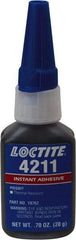 Loctite - 20 Gal Bottle Black Instant Adhesive - 24 hr Full Cure Time - Top Tool & Supply