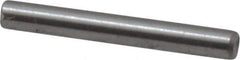 Made in USA - 1/16" Diam x 1/2" Pin Length Grade 8 Alloy Steel Standard Dowel Pin - Bright Finish, 1 Beveled & 1 Rounded End - Top Tool & Supply