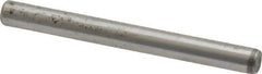 Made in USA - 1/8" Diam x 1-1/4" Pin Length Grade 8 Alloy Steel Standard Dowel Pin - Bright Finish, C 47-58 & C 60 (Surface) Hardness, 1,840 Lb (Single Shear), 3,680 Lb (Double Shear) Breaking Strength, 1 Beveled & 1 Rounded End - Top Tool & Supply