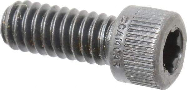 Camcar - 1/4-20 UNC Torx Plus Drive, Socket Cap Screw - Alloy Steel, Black Oxide Finish, Fully Threaded, 5/8" Length Under Head - Top Tool & Supply