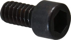 Made in USA - #2-56 UNC Hex Socket Drive, Socket Cap Screw - Alloy Steel, Black Oxide Finish, Fully Threaded, 3/16" Length Under Head - Top Tool & Supply