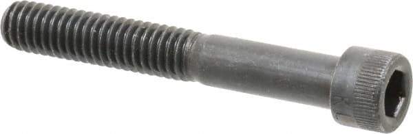 Made in USA - 5/16-18 UNC Hex Socket Drive, Socket Cap Screw - Alloy Steel, Black Oxide Finish, Partially Threaded, 2-1/4" Length Under Head - Top Tool & Supply