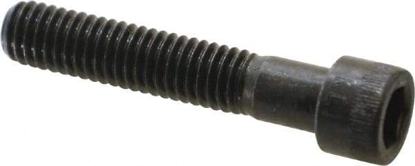 Made in USA - 3/8-16 UNC Hex Socket Drive, Socket Cap Screw - Alloy Steel, Black Oxide Finish, Partially Threaded, 2" Length Under Head - Top Tool & Supply