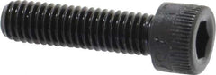 Made in USA - #10-32 UNF Hex Socket Drive, Socket Cap Screw - Alloy Steel, Black Oxide Finish, Fully Threaded, 3/4" Length Under Head - Top Tool & Supply