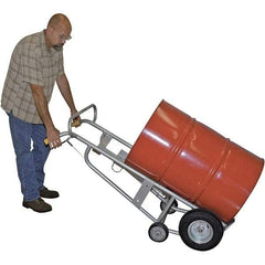 Wesco Industrial Products - 1,000 Lb Load Capacity, 30 & 55 Gal Pail Tipper - 25-7/8" Wide x 60" High, 4 Aluminum Wheels - Top Tool & Supply