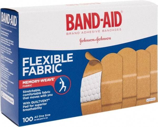 Johnson & Johnson - 3" Long x 1" Wide, General Purpose Self-Adhesive Bandage - Woven Fabric Bandage - Top Tool & Supply