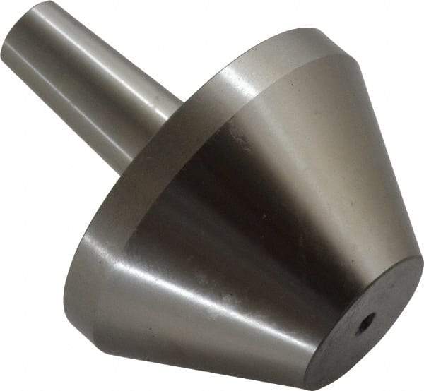 Riten - 4MT Taper, 1 to 2-1/4" Point Diam, Hardened Tool Steel Lathe Bull Nose Point - 1-9/16" OAL - Top Tool & Supply