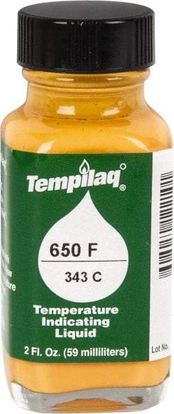 Tempil - 650°F Temp Indicating Liquid - 2 Ounce Container, 343°C - Top Tool & Supply