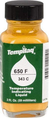 Tempil - 650°F Temp Indicating Liquid - 2 Ounce Container, 343°C - Top Tool & Supply