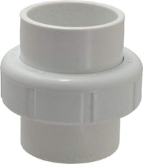 Value Collection - 1-1/2" PVC Plastic Pipe Union with EPDM O-Ring - Schedule 40, Slip End Connections - Top Tool & Supply