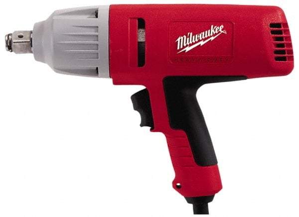 Milwaukee Tool - 3/4 Inch Drive, 380 Ft./Lbs. Torque, Pistol Grip Handle, 1,750 RPM, Impact Wrench - 7 Amps, 120 Volts - Top Tool & Supply