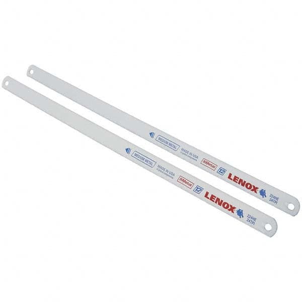 Lenox - Hand Hacksaw Blades Blade Material: Bi-Metal Blade Length (Inch): 12 - Top Tool & Supply