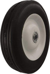 Marathon Industries - 8 Inch Diameter x 1-3/4 Inch Wide, Rubber Caster Wheel - 225 Lb. Capacity, 1-3/8 Inch Hub Length, 1/2 Inch Axle Diameter - Top Tool & Supply