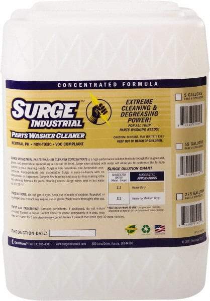 Surge Industrial - 5 Gal Pail Parts Washer Fluid - Water-Based - Top Tool & Supply