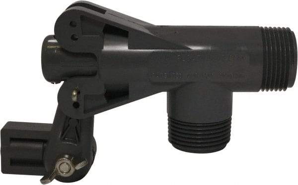 Control Devices - 3/4" Pipe, PVC, Angle Pattern-Double Seat, Mechanical Float Valve - 100 psi, MNPT End Connections - Top Tool & Supply