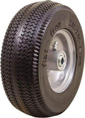 Marathon Industries - 3-1/64" Wide x 8-1/2" High x 4" Deep Sawtooth Flat Free Hand Truck Tire - 275 Lb Load Capacity - Top Tool & Supply