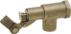 Control Devices - 3/4" Pipe, Stainless Steel, Angle Pattern-Single Seat, Mechanical Float Valve - 85 psi, FIP End Connections - Top Tool & Supply