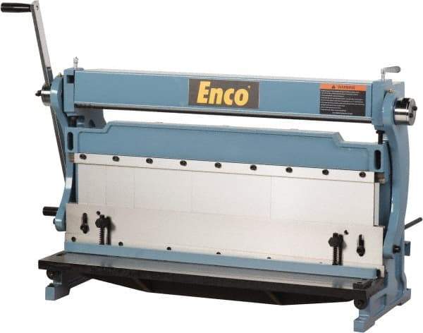 Enco - Combination Roller, Shear & Brake Machines Maximum Mild Steel Shearing Capacity (Gauge): 20 Maximum Mild Steel Bending Capacity (Gauge): 20 - Top Tool & Supply